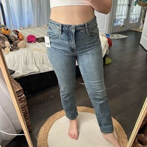 Free People Women’s 29 Jasper Crop Jeans NWT Baggy Loose